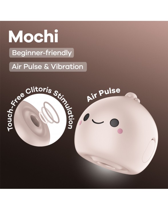Вакуумний кліторальний стимулятор Satisfyer Mochi Beige - 5