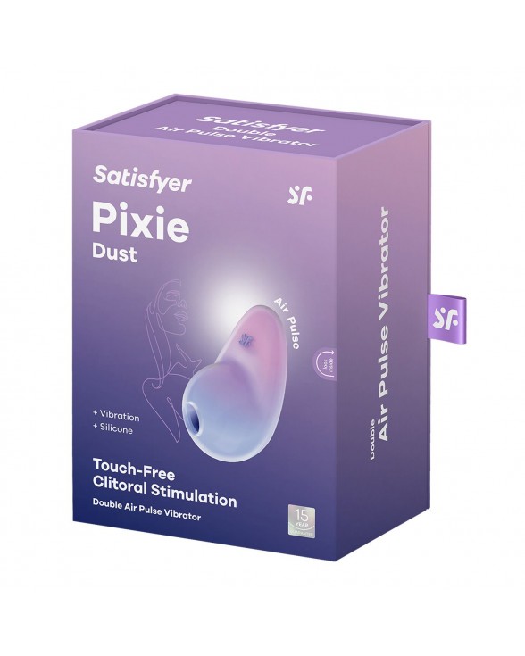 Вакуумний вібратор Satisfyer Pixie Dust Violet/Pink - 5