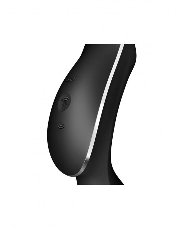 Вакуумный стимулятор с вибрацией Satisfyer Curvy Trinity 2 Black - 2