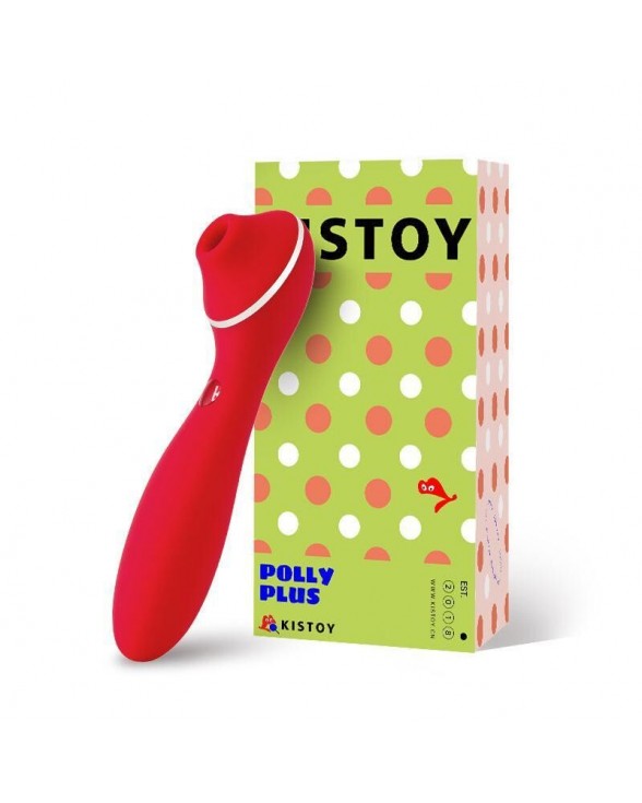 Вакуумный вибратор KISTOY Polly Plus Red - 3