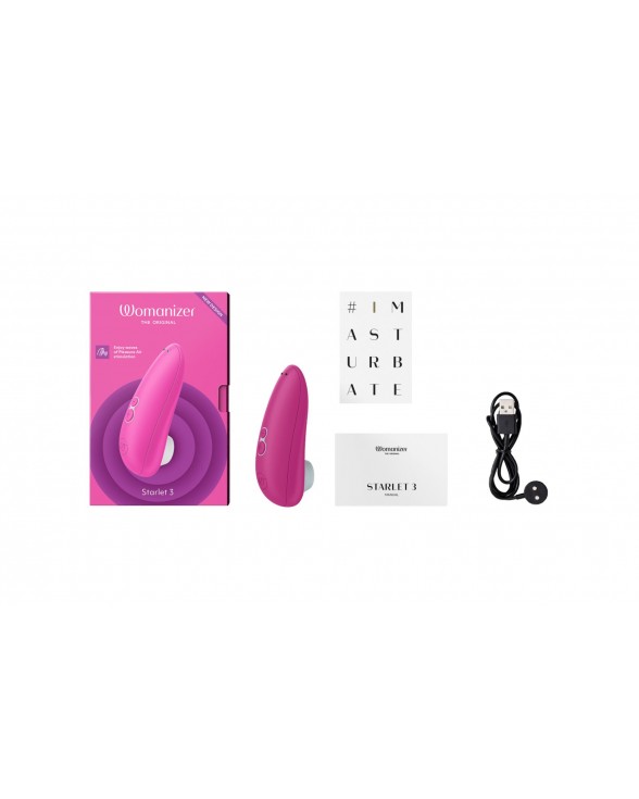 Вакуумний кліторальний стимулятор Womanizer Starlet 3 PINK - 3