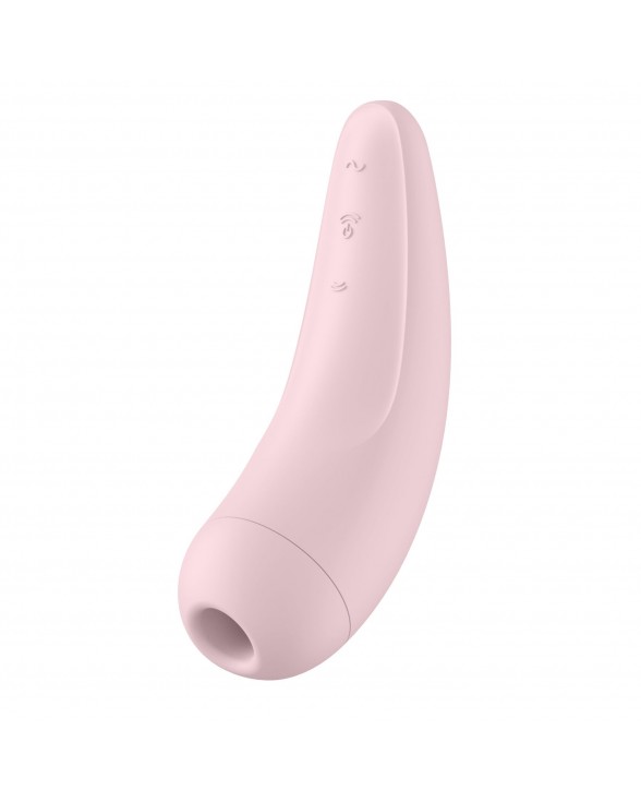 Вакуумний кліторальний стимулятор Satisfyer Curvy 2+ Pink - 4