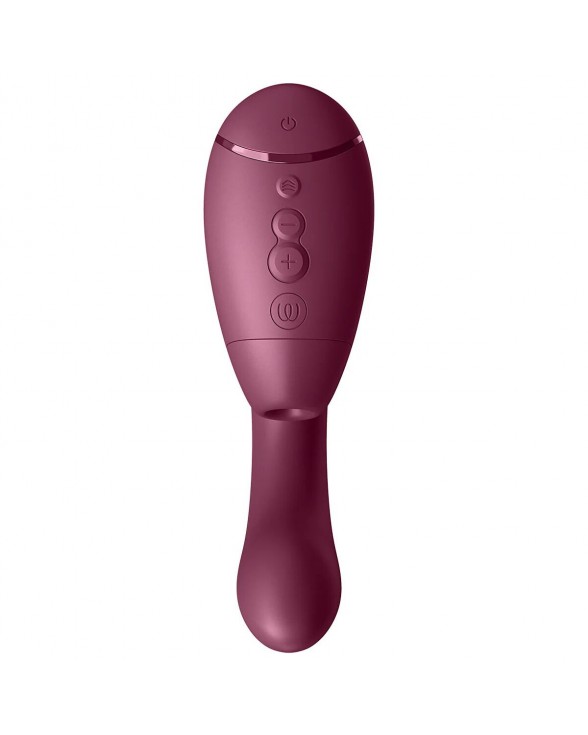 Подвійний вакуумний кліторальний стимулятор з вібрацією Womanizer Next Duo - Dusky Pink - 6