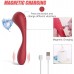 Вакуумный вагинально-клиторальный стимулятор Magic Motion Bobi Red - 5
