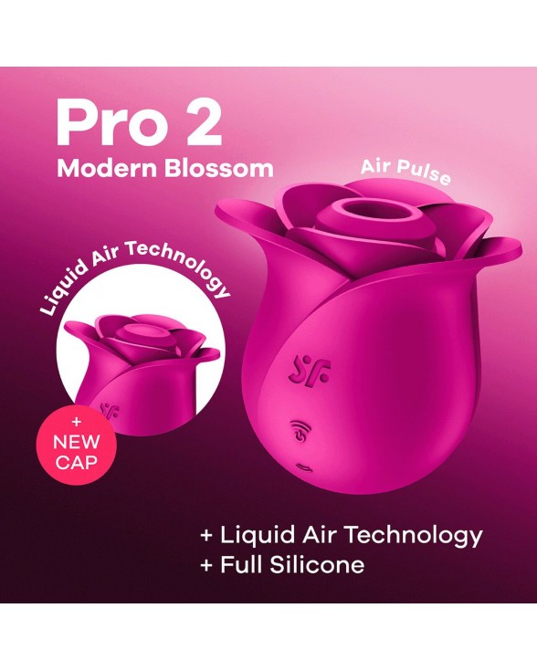 Вакуумный клиторальный стимулятор Satisfyer Pro 2 Modern Blossom - 5