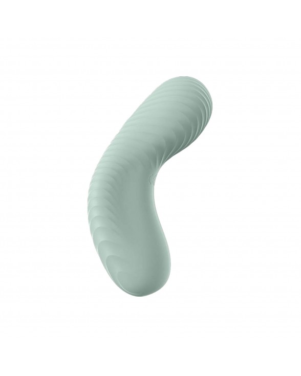 Накладной вибратор Fun Factory LAYA III sage green - 3