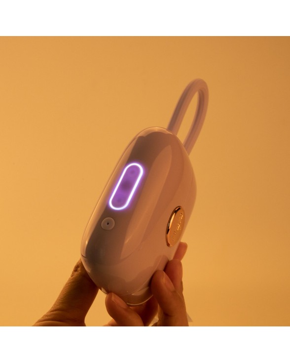 Вакуумний кліторальний стимулятор Otouch Louis Vibrate Purple з віброяйцем - 7
