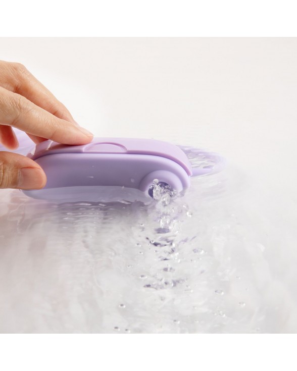 Вакуумний кліторальний стимулятор Otouch Louis Vibrate Purple з віброяйцем - 6