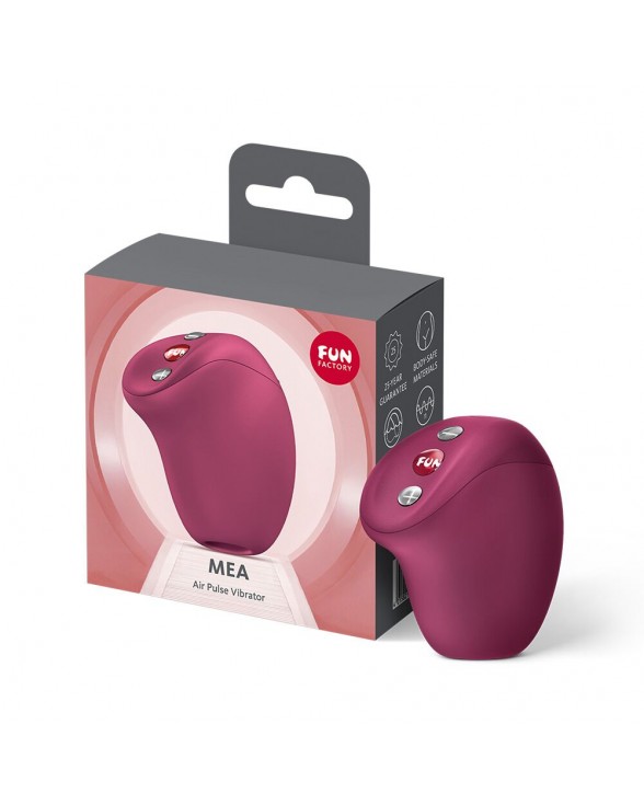 Вакуумний стимулятор Fun Factory MEA Wine Red, унікальні режими - 8