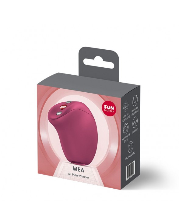 Вакуумний стимулятор Fun Factory MEA Wine Red, унікальні режими - 9