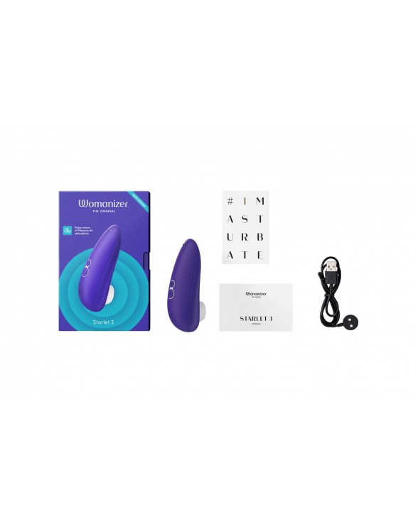 Вакуумний кліторальний стимулятор Womanizer Starlet 3 INDIGO - 4