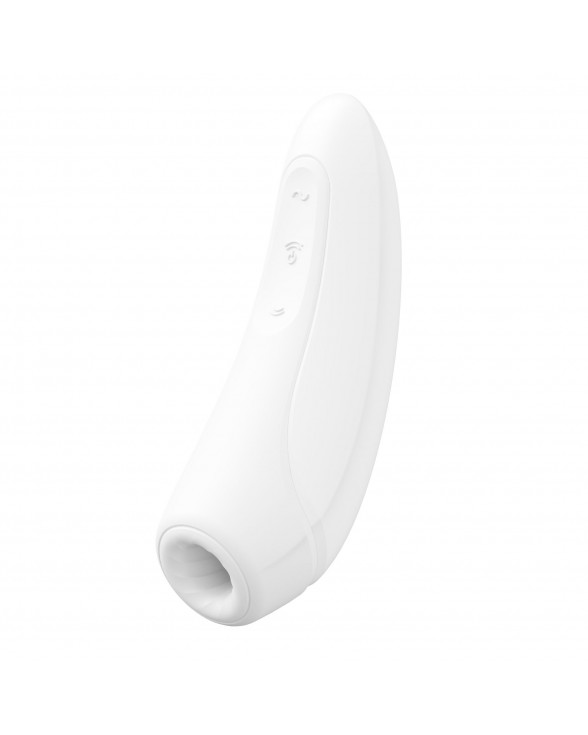 Вакуумный клиторальный смарт-стимулятор Satisfyer Curvy 1+, Белый - 4