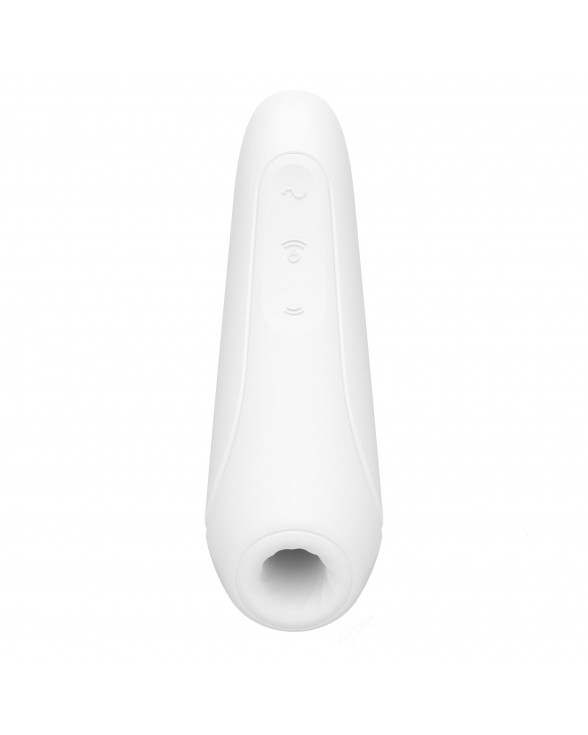 Вакуумный клиторальный смарт-стимулятор Satisfyer Curvy 1+, Белый - 3