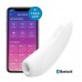 Вакуумний кліторальний смарт-стимулятор Satisfyer Curvy 1+, Білий