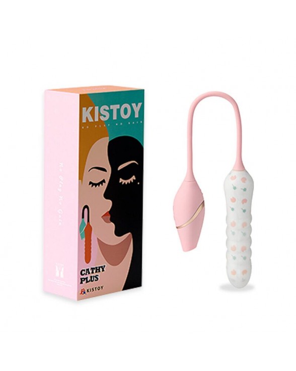 Пульсатор з вакуумним стимулятором KISTOY Cathy Plus на гнучкій зчіпці - 1