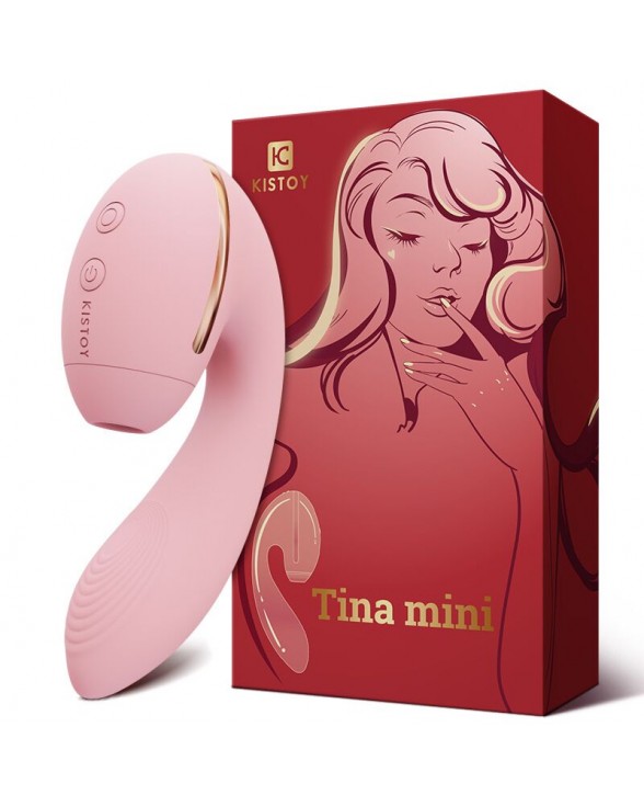 Вакуумний вібратор KISTOY Tina Mini Pink - 2