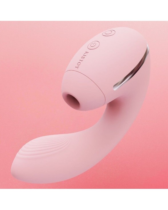 Вакуумний вібратор KISTOY Tina Mini Pink - 1