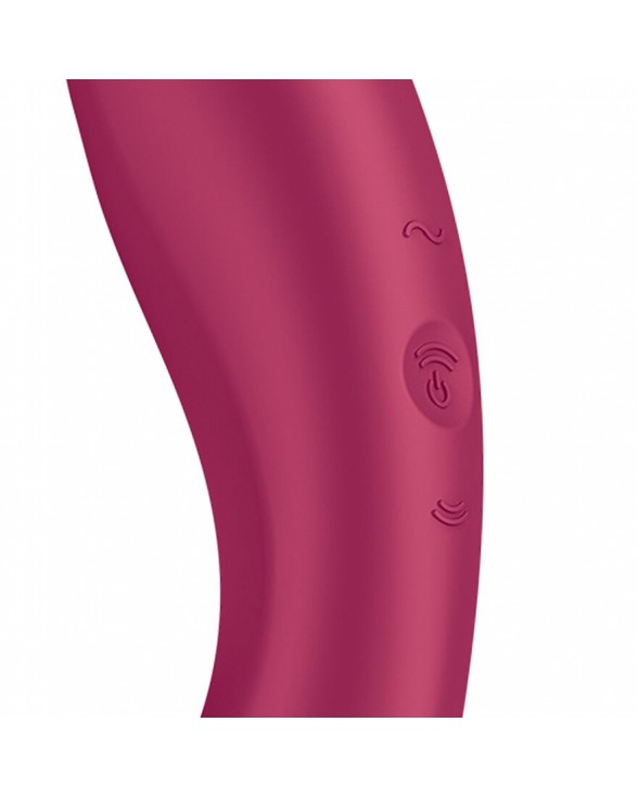 Вакуумний стимулятор з вібрацією Satisfyer Curvy Trinity 1 Red - 2