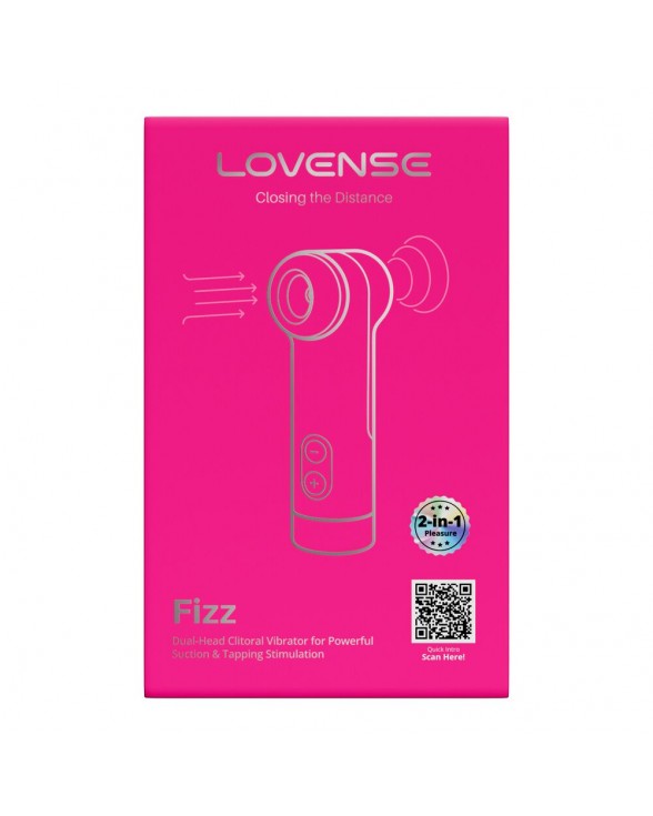 Клиторальный смарт-стимулятор 2-в-1 Lovense Fizz с эффектом всасывания и тэппингом - 8