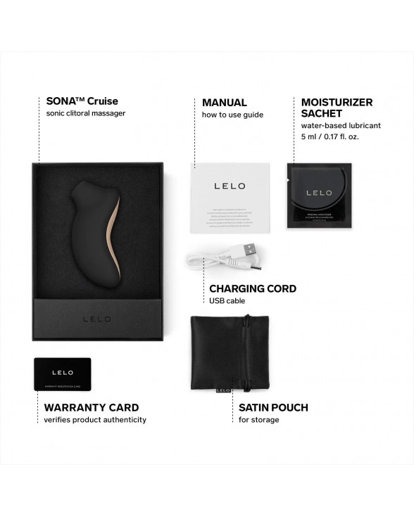 Звуковий стимулятор LELO SONA Cruise Black - 2