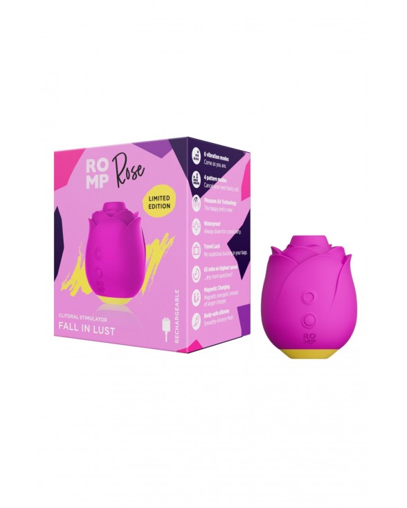 Шикарний вакуумний кліторальний стимулятор Romp Rose Pink - 4