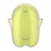 Вакуумный клиторальный стимулятор с вибрацией Satisfyer Glowing Ghost Yellow - 4