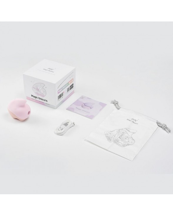 Вакуумний кліторальний стимулятор Magic Motion Unicorn Pink - 5