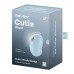 Вакуумний кліторальний стимулятор із вібрацією Satisfyer Cutie Ghost Blue - 4