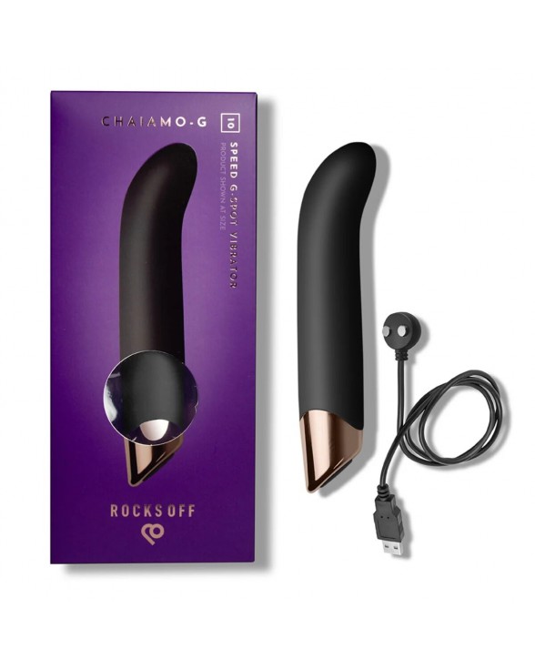 Вібратор для точки G Rocks Off Chaiamo G Black - 3
