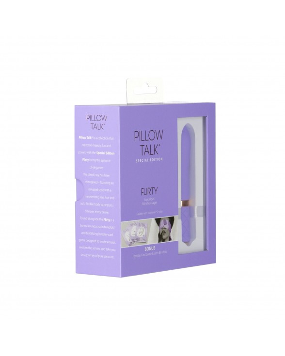 Розкішний вібратор Pillow Talk Flirty Purple Special Edition - 9