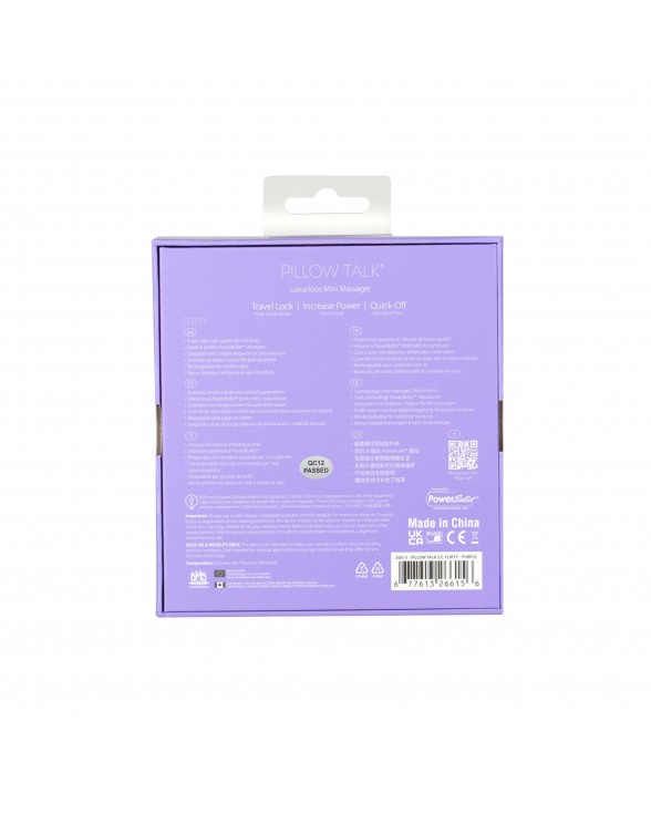 Розкішний вібратор Pillow Talk Flirty Purple Special Edition - 8