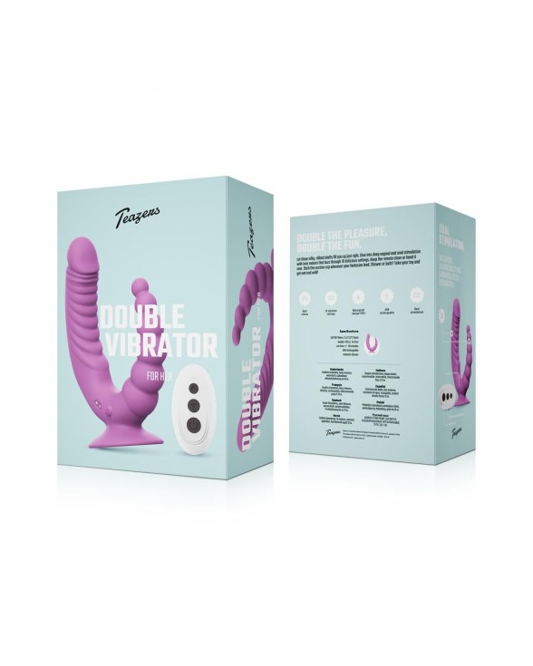 Двойной вибратор Teazers Double Vibrator - 7