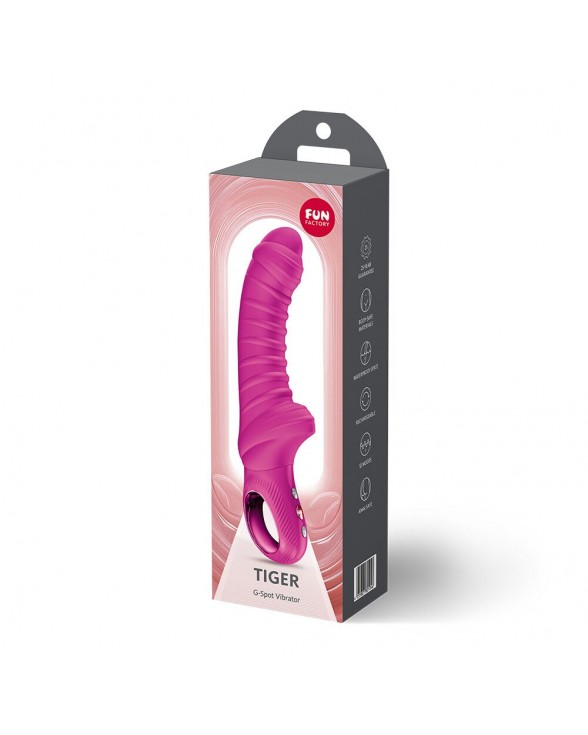 Вібратор для точки G Fun Factory TIGER Magenta, підходить для анальної стимуляції - 4