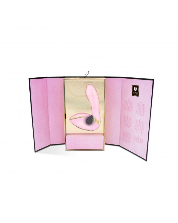 Вагінально-кліторальний вібратор Shunga Soyo Light Pink - 4