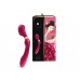 Вибромассажер Shunga Zoa Raspberry, двухсторонний - 9