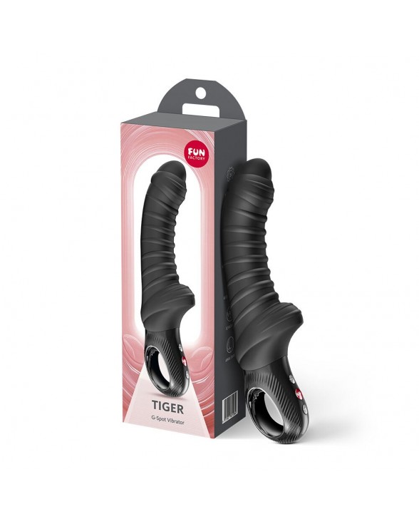 Вибратор для точки G Fun Factory TIGER Black, подходит для анальной стимуляции. - 3