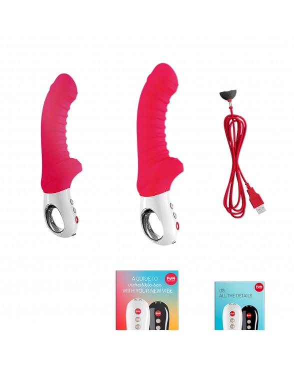 Вибратор для точки G Fun Factory TIGER india red - 5