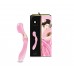 Вібромасажер Shunga Zoa Light Pink, двосторонній - 8