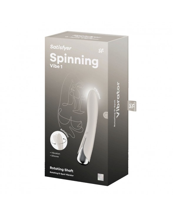 Вибратор Satisfyer Spinning Vibe 1 Beige - 7