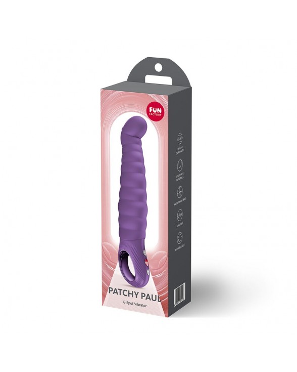 Вібратор точки G Fun Factory PATCHY PAUL Dark Violet, гнучкий - 4
