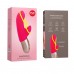 Минивибратор-кролик со стимулирующей лентой Fun Factory AMORINO pink/neon yellow - 4