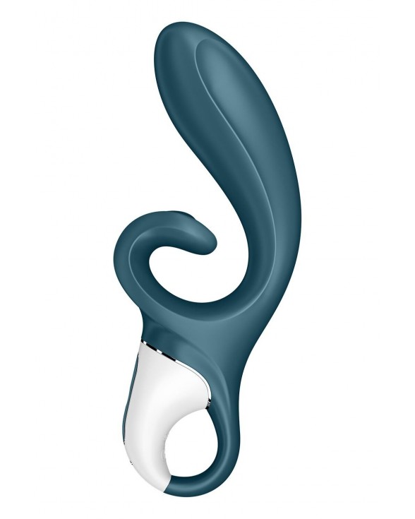 Смартвібратор-кролик Satisfyer Hug Me Bluegrey - 1