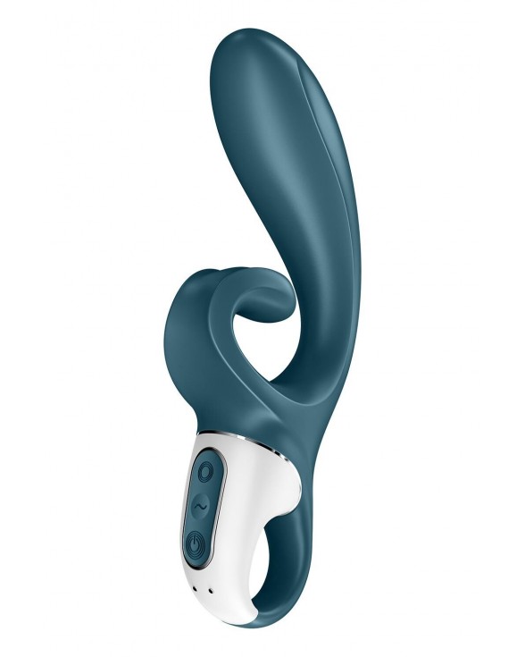 Смартвібратор-кролик Satisfyer Hug Me Bluegrey - 3