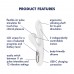 Вакуумный вибратор-кролик Satisfyer Pro+ G-Spot Generation 2 White - 5