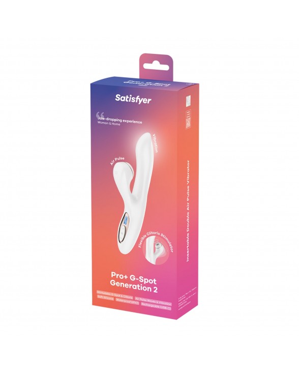 Вакуумный вибратор-кролик Satisfyer Pro+ G-Spot Generation 2 White - 7