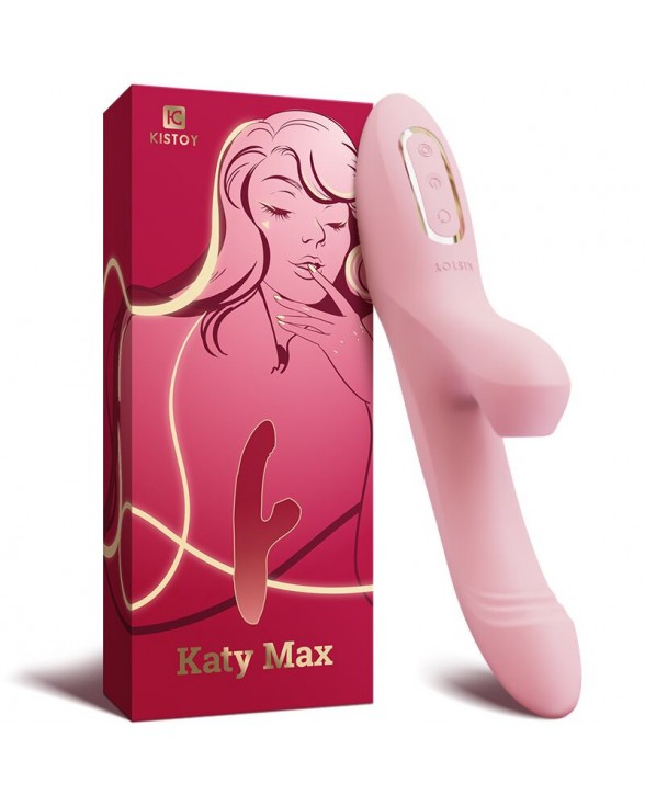Вибратор-кролик с вращением ствола и вакуумной стимуляцией KISTOY Katy Max - 4
