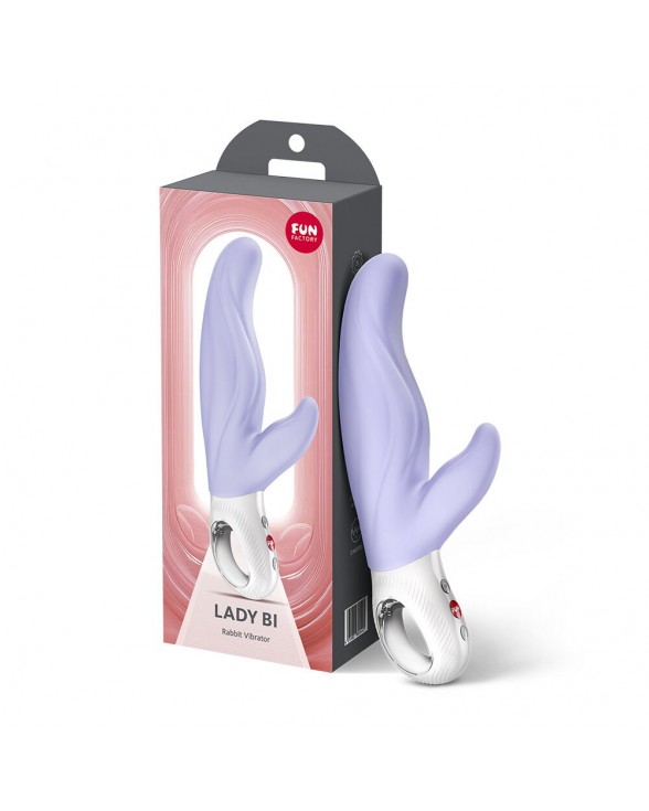 Вибратор-кролик для точки А Fun Factory LADY BI Purple - 7