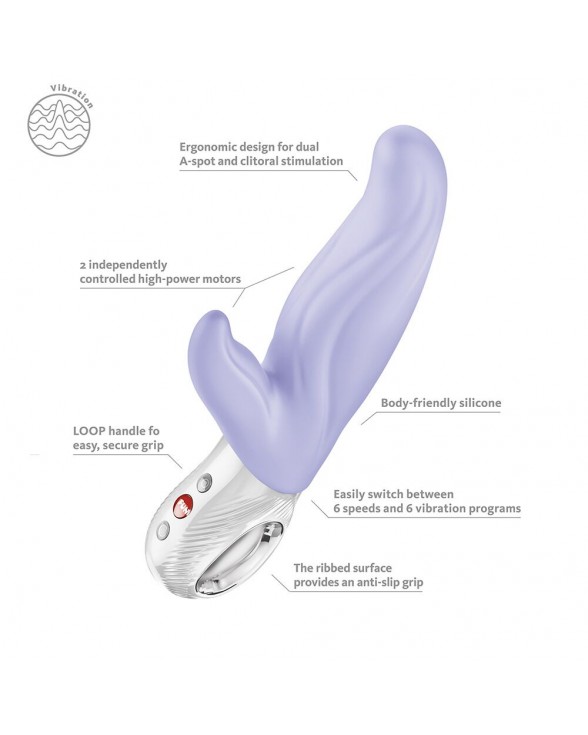 Вибратор-кролик для точки А Fun Factory LADY BI Purple - 6