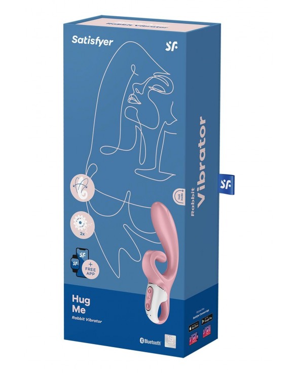 Смартвибратор-кролик Satisfyer Hug Me Pink - 5