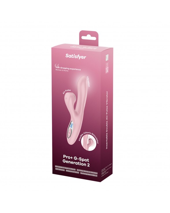 Вакуумний вібратор-кролик Satisfyer Pro+ G-Spot Generation 2 Pink - 6